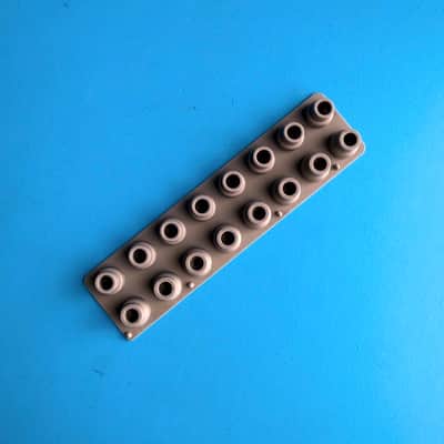 CASIO WK-1630 WK-3000 Keyboard Part: 8-Key Conductive Pad Contact Strip Gray image 4