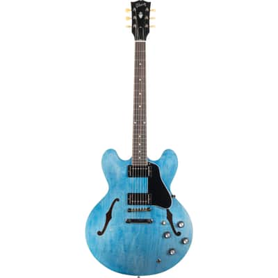 Gibson ES-335 Semi-Hollow Electric Guitar - Ocean Blue image 8