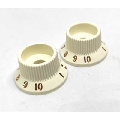 2 Boutons de commutateur (switch) Fender® Stratocaster S-1 Parchment 005-9267-049 image 4