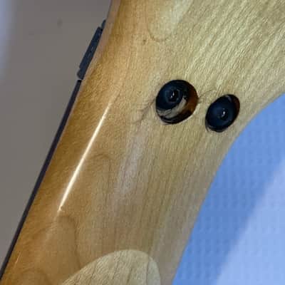 1986 Japan Charvel Jackson Import Model 2 TM Logo Guitar Neck 22 Fret Dot Inlays Modified Floyd Ready image 8