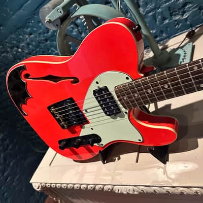 Partscaster Tele Thinline 2022 - Fiesta Red image 6