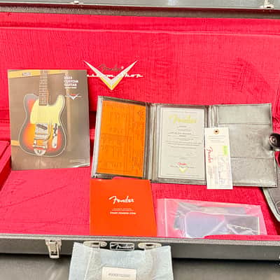 Fender USA Custom Shop 1963 Telecaster Relic'd Candy Apple Red Serial#: CZ589852 image 24