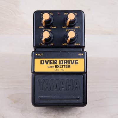 Yamaha ODE-100 Over Drive with Exciter Pedal Black 1980s Made In Japan image 6