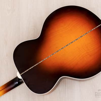 1995 Gibson J-200 Jumbo Guitar Vintage Sunburst, Figured Maple w/ Case image 18