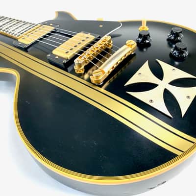 ESP Eclipse I "Iron Cross James Hetfield Signature" 2005 Vintage Black image 13