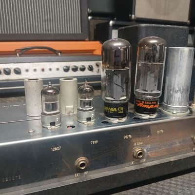 1965 Ampeg B-12XT Portaflex 2-Channel 50-Watt 2x12" Fliptop Guitar Combo Original Jensen Concert Speakers Serviced image 10