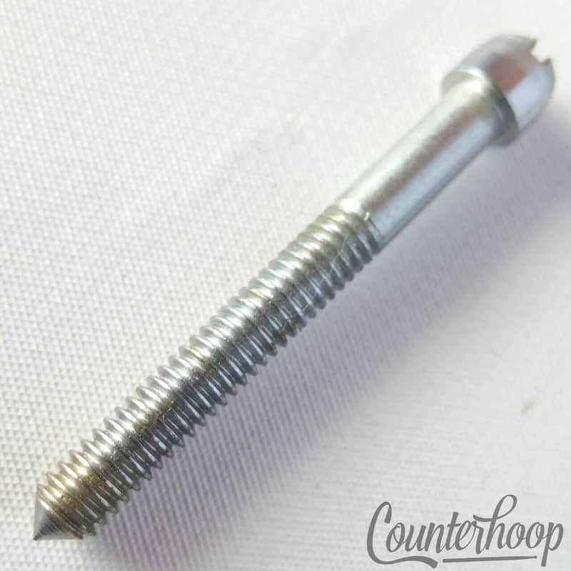 John Grey 1 3/4"Slotted Tension T-Rod Tensioner Snare/Tom Drum Chrome Vintage60s image 1