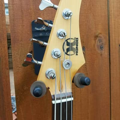 80's Hondo Model H-820M Long Scale Fender Precision Copy Bass Guitar Great Sound & Playability image 3
