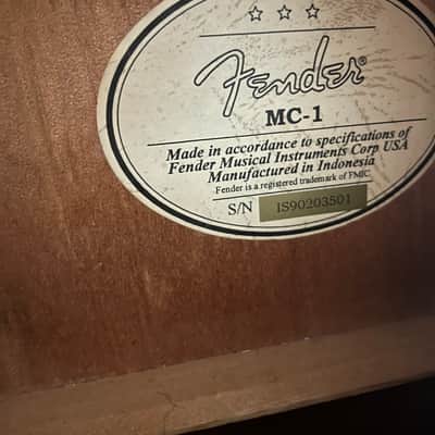 Fender MC-1 3/4 Nylon 2012 - 2017 - Natural image 3