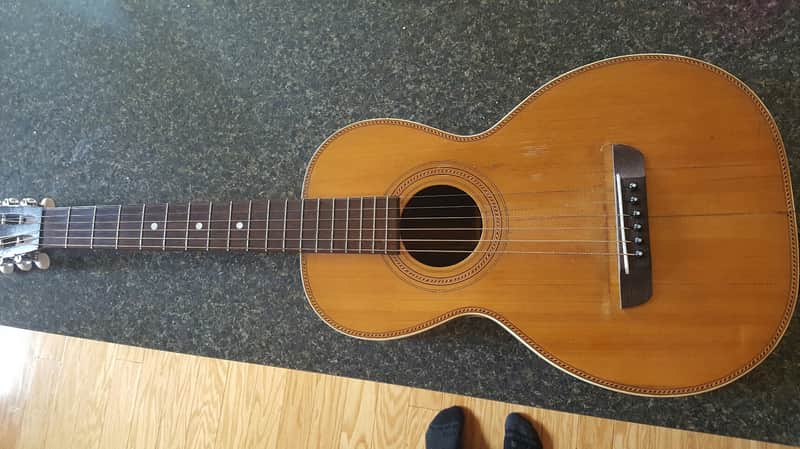 Marquette Parlor Guitar Marquette Parlor Guitar 1930 Natural image 1