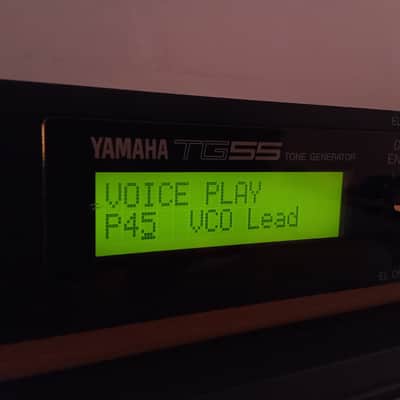 Yamaha TG55 - Original display image 6