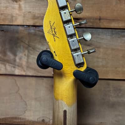Fender Custom Shop CuNiFe Special Run Black Guard Tele Bigsby Heavy Relic w/case image 8