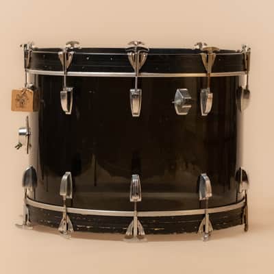 1970s Ludwig Vistalite Bass Drum in Smoke - 14x22 image 4