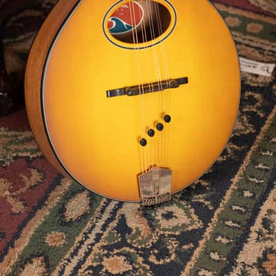 Eastman PCH-M104-GB Solid Spruce/Laminated Mahogany Goldburst Flattop A-Style Mandolin #0065 image 2