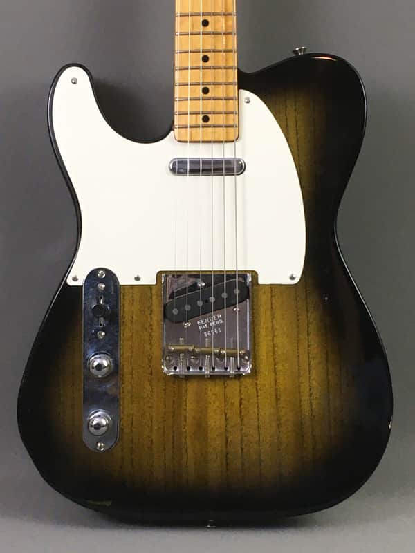 LEFTY! Fender American Vintage ‘52 Reissue Tele Glendale USA Custom Shop Paulownia Custom Guitar NOS Relic Featherweight 5.52 Lb HSC