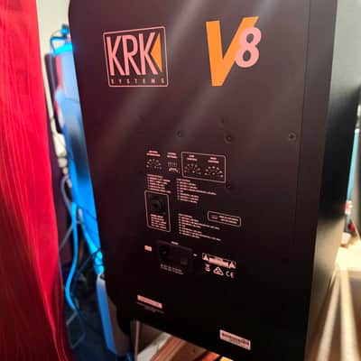 KRK V8 S4 Studio Monitors 2024 - Black image 3