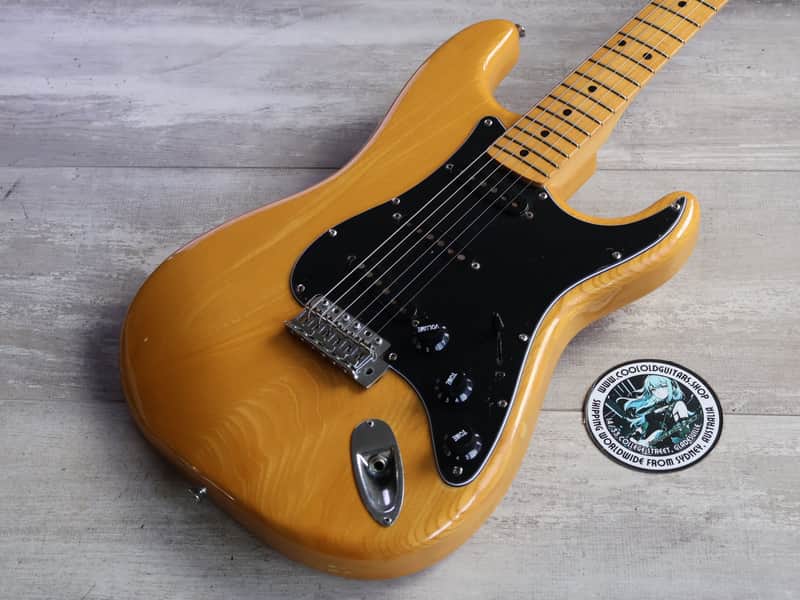 1980 Yamaha Japan SR500S Super Rock'n Roller Stratocaster (Natural) image 1