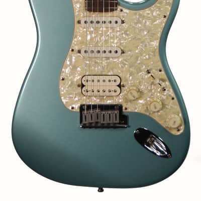 Fender USA Stratocaster HSS Electric Guitar 1997 – Used 1997 - Metallic Green image 2