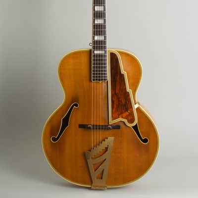 Immagine D'Angelico  Excel Arch Top Acoustic Guitar (1950), ser. #1843, original brown hard shell case. - 1
