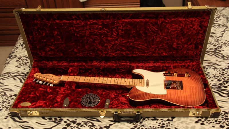 Fender American Select Telecaster Violin Burst 2012 | Reverb Canada