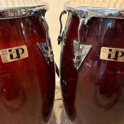 Latin Percussion Classic model wood 90s - Wine red/burgundy image 2