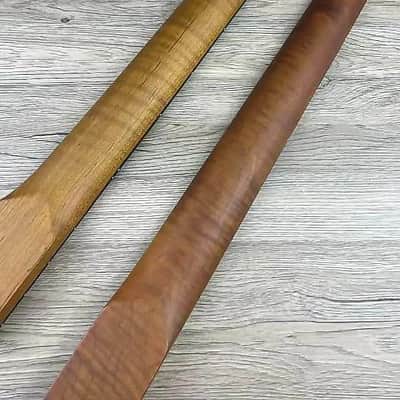 Roasted Tiger Maple Guitar Tele Style Neck, Rosewood Fingerboard 22 Frets image 4
