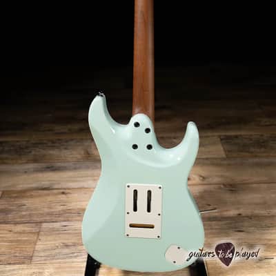 Ibanez AZ2204NWL Prestige HSS Left-Handed Guitar w/ Case – Mint Green image 6