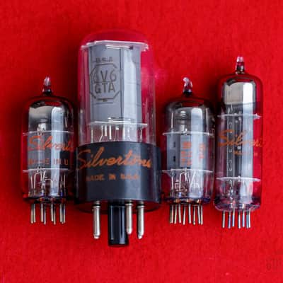 1965 Silvertone 1457 Vintage Amp-in-Case Guitar & Tube Amp Set, Danelectro USA image 23