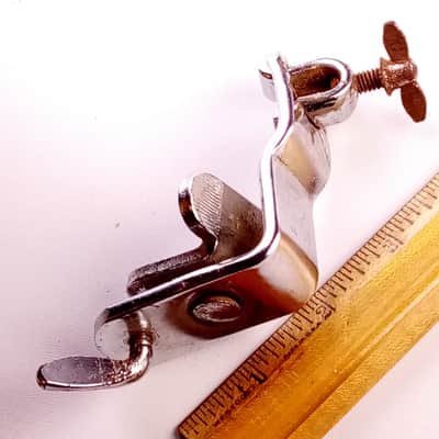 Premier Clamp-On Bass Drum Mount Vintage 50-60s Spur/Leg Cymbal Rod L-Arm Holder image 1