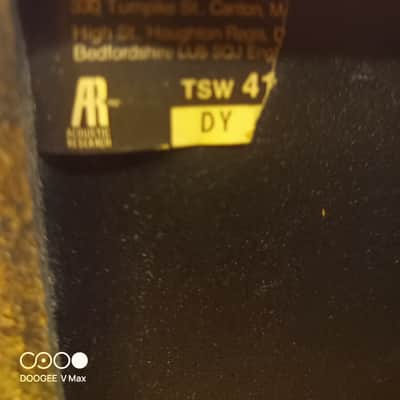 Acoustic Research TSW 410 1989 - Oiled pecan image 10