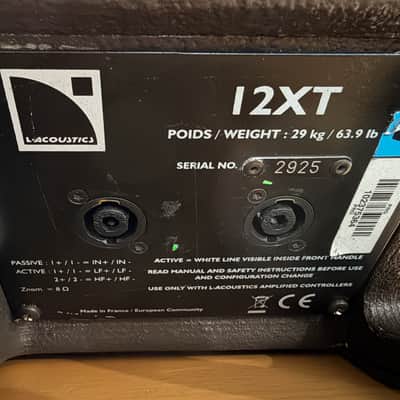Pair L-Acoustics 12XT 2-way Passive Coaxial Loudspeakers w/ ETR112XT Brackets 12XT image 9