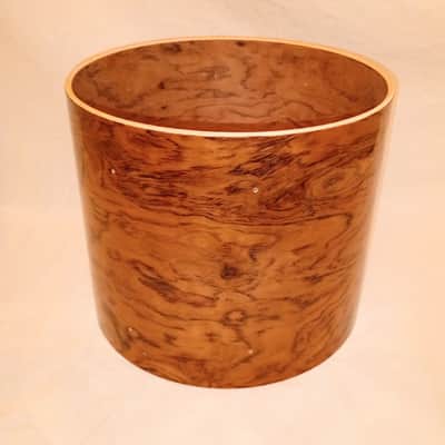 UNMARKED BUBINGA/MAPLE/BUBINGA 14X12"  - CLEAR GLOSS BUYER SHIPS image 5