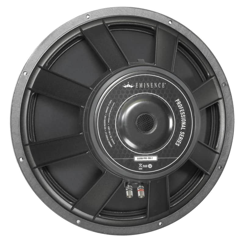 Eminence Professional Series Sigma Pro 18A-2 18" Bass Speaker, 650 Watts at 8 Ohms image 1
