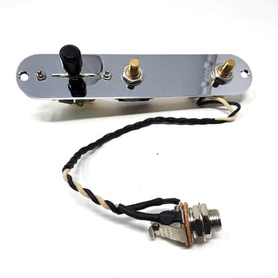 Carparelli Right Hand Reverse Tele Control Plate Vitamin-Q - Chrome, Black or Gold image 8