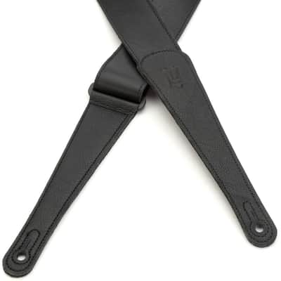 Levy's M7GG 2-inch Garment Leather Guitar Strap - Black image 1