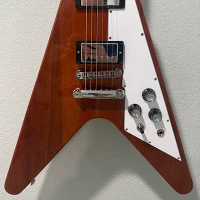 2020 Gibson Flying V Antique Natural | BurstBucker 2/3 | OHSC & Case Candy image 2