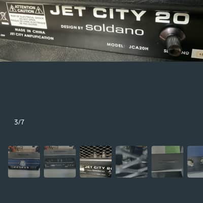 Jet City JCA20H 20-Watt Tube Guitar Amp Head 2010s - Black image 3