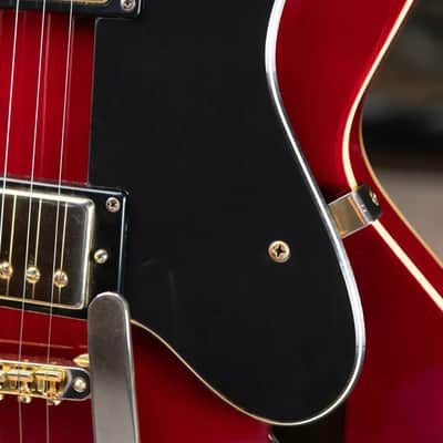 Epiphone Jorma Kaukonen Signature JA-Riviera, Cherry w/ Hardshell Case - Used image 16