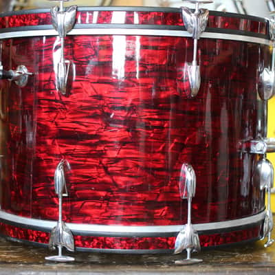 1960's Gretsch Name Band in Red Wine Pearl 14x22 16x16 9x13 image 6