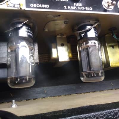 Fender 1965 Bandmaster Blackface Pre-CBS 40W Head & 2x12 Cab w/Original Covers image 15