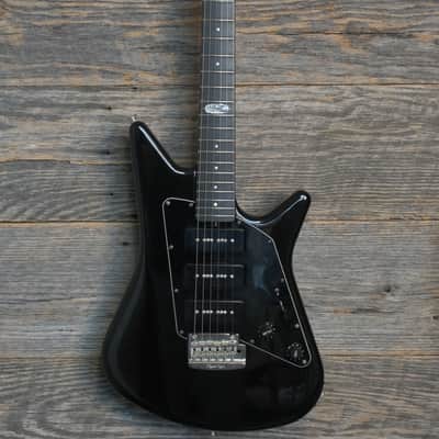 Used Ernie Ball Music Man BFR Albert Lee Guitar - Black Sparkle w/OHSC image 2