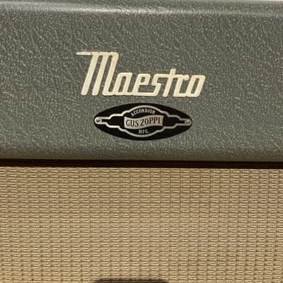 Gibson Maestro GA-45 1955 4x8” guitar/harp combo - Blue/Cream image 6