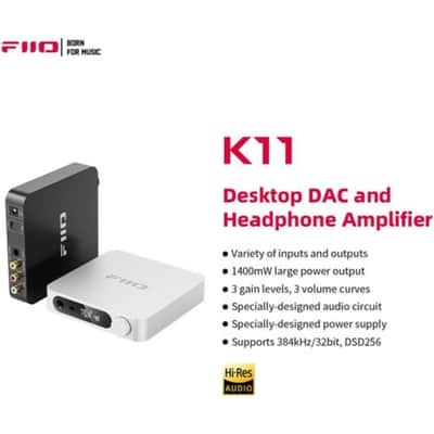 FiiO K11 Desktop 1400W Power Balanced Headphone DAC & Amplifier image 4