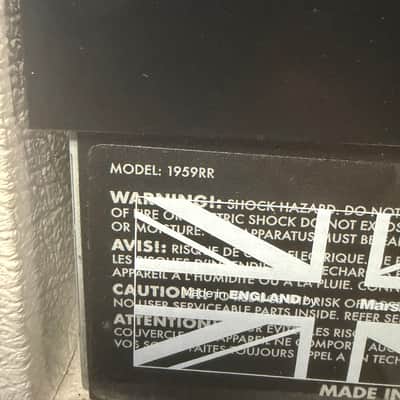 Marshall  RandyRhoads 1959RR 100 Watt head and 1960B Cabinet  2008 - White image 10