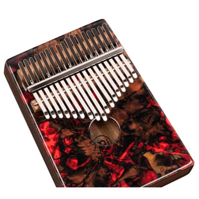 Meinl KA17LV Designer Sound Hole Kalimba Lava - Kalimba image 4