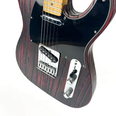 2015  USA Fender Limited Edition Sandblasted Telecaster Crimson Red w/ Fender Hard Travel Deluxe Case image 10