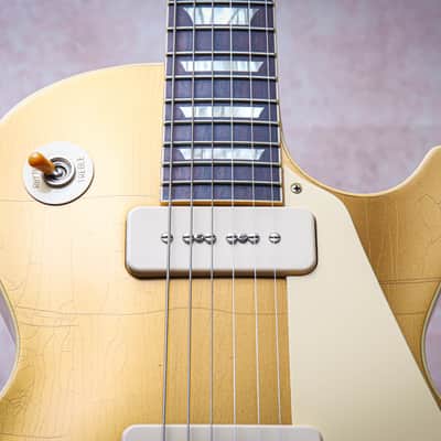 GIBSON USA Custom Shop Murphy Lab '56 Les Paul Standard Ultra Light Aged "Goldtop + Rosewood" (2023) image 5