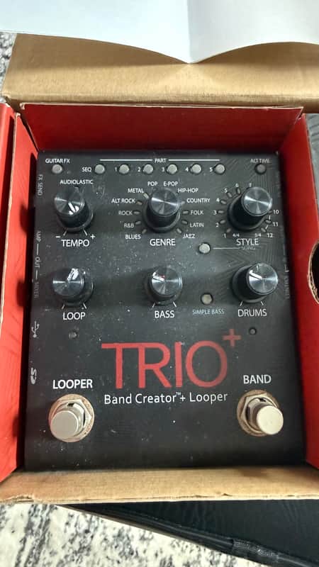 DigiTech TRIO Plus Band Creator + Looper 2016 - Present - Black image 1