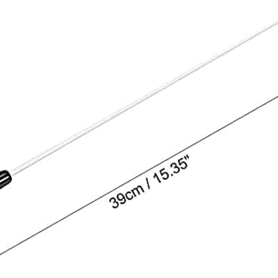 15 Inch Music Baton Orchestra Baton ABS Handle Music Conducting Baton Pack of 2 Black image 3