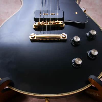 GIBSON USA Custom Shop '54 Reissue Les Paul Custom "Ebony + Ebony" (2024) image 6